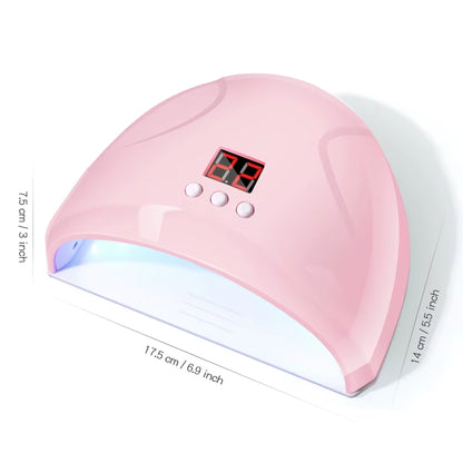 LED Light Nail Lamp Portable Gel Polish Drying Lamps UV Curing Flashlight Machine Pin Cure for Professional Nails Dryer