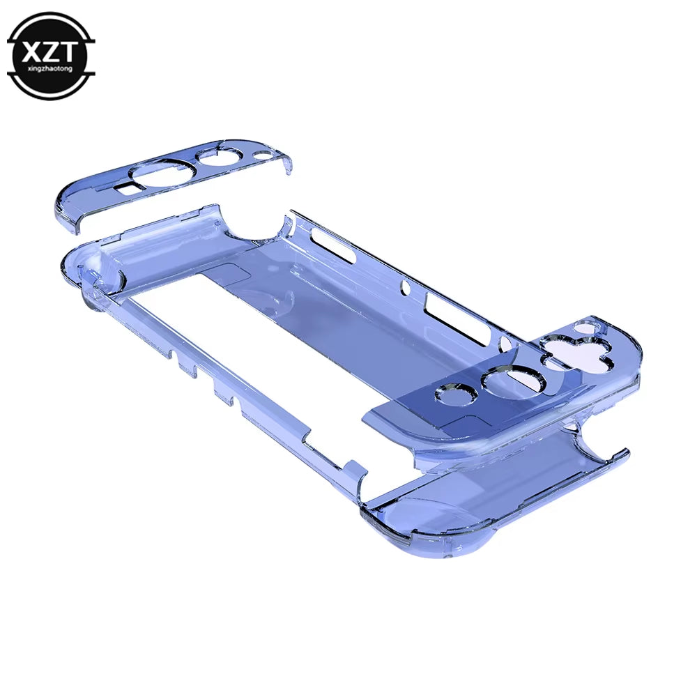 Clear Case Crystal Protect Shell for Nintendo Switch OLED Transparent Hard Case Cover Dockable for Switch OLED Console Accessory