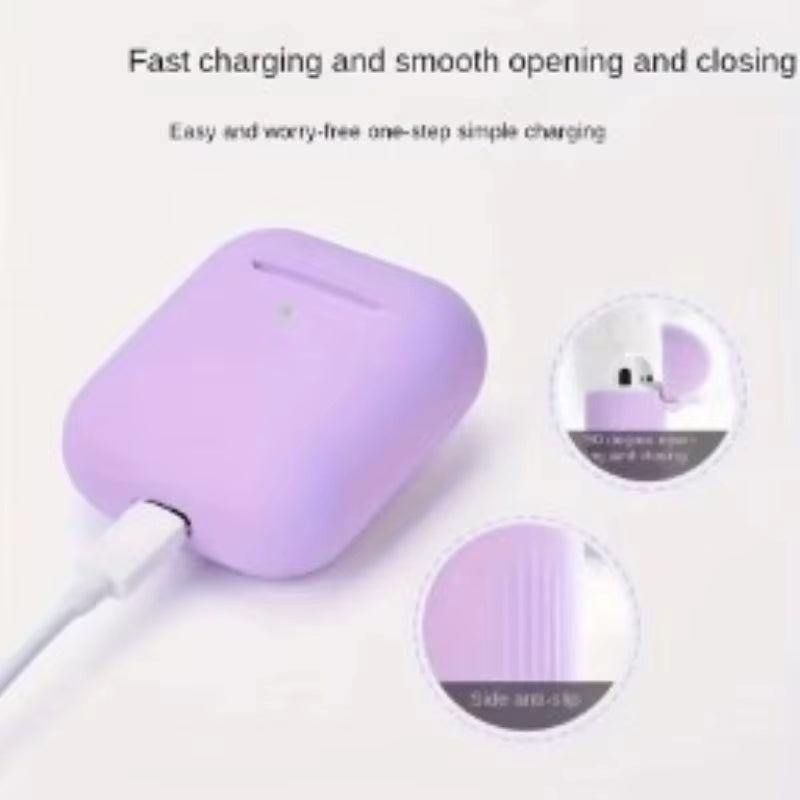 Silicone Case for Airpods 2 1 Cases Wireless Earphone Cover Protective Sleeve for Apple Airpods2 Covers Headphone Accessories