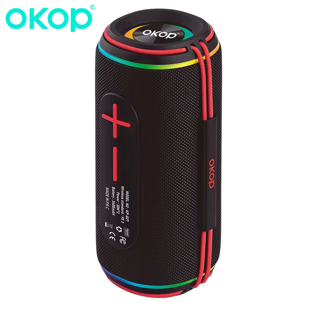 wireless Bluetoothspeaker Outdoor Portable Heavy Bass Stereo High-Power Dual Speaker Subwoofer Camping Party TF USB 블루투스 스피커