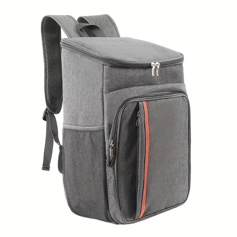 Double Shoulder Insulated Bag Large Capacity Durable Outdoor Picnic Camping Sports Backpack Oxford Cloth Insulated Cold Ice Bag