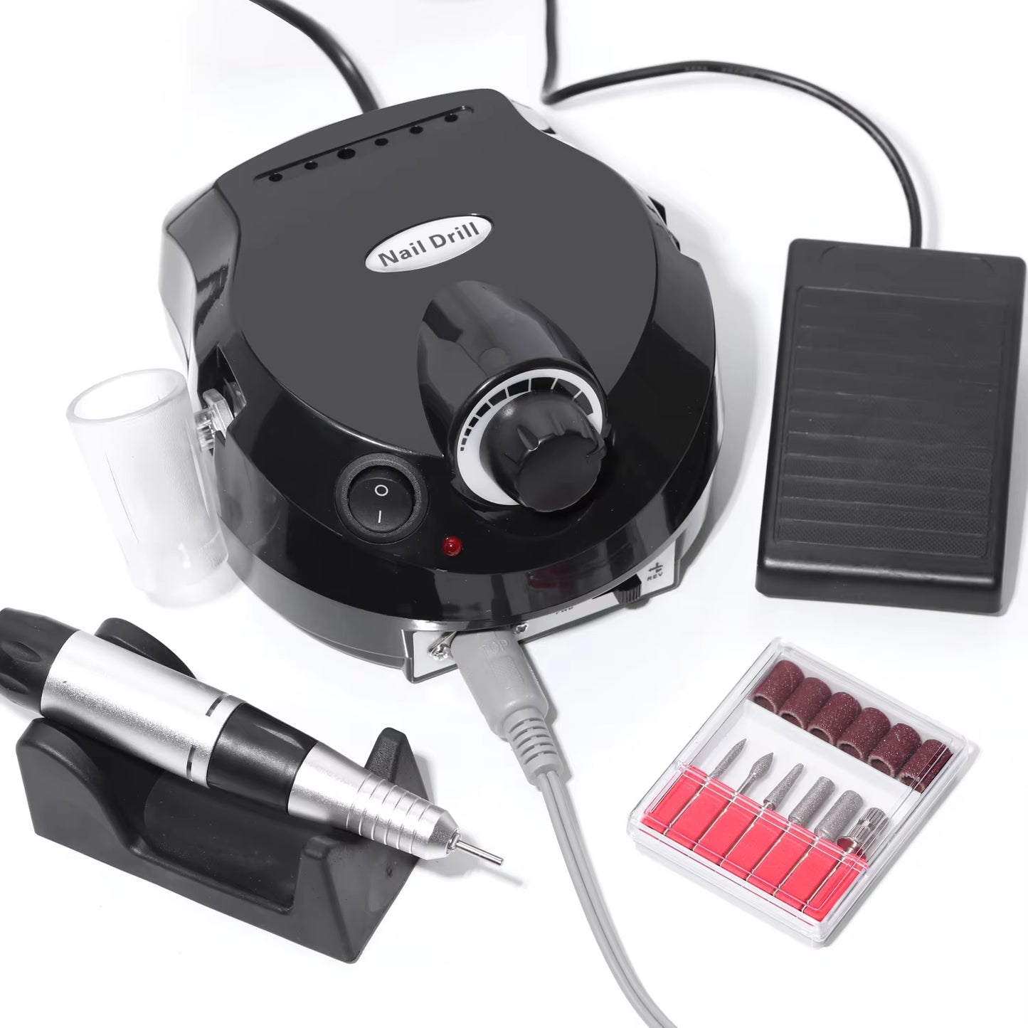 35000RPM Electric Nail Drill Machine Cutter Set Nail Gel Polisher Nail Tools Salon Equipment Strong Polishing Tool Nail File Kit