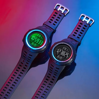 1251 Digital Watch for Men Waterproof Sports Electronic Countdown Mens Wristwatches Military Date Clock 1560 Reloj Hombre