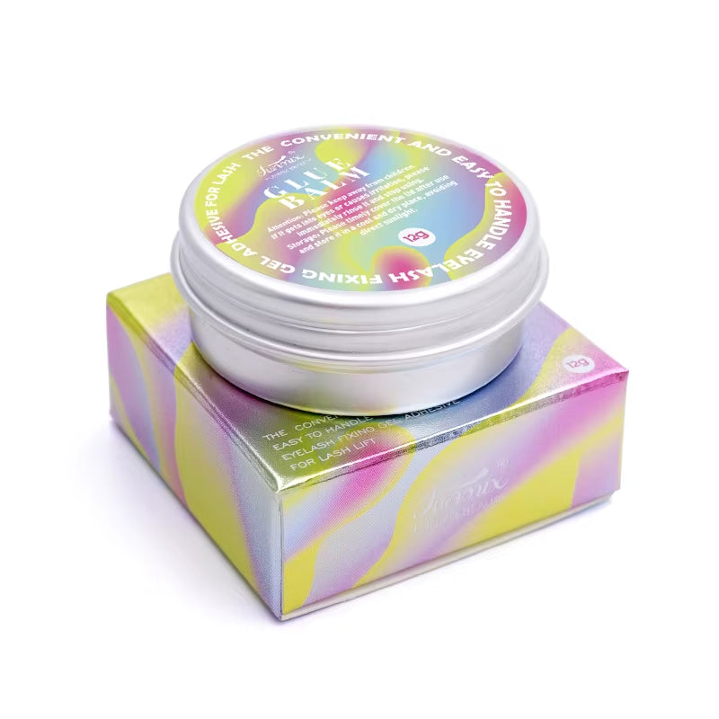 12G Eyelash Fixing Adhesive Lash Lifting Glue Balm Solid Gel Fragrant Non-Irritating Eyebrow Solid Glue Lashes Wax Makeup Tools