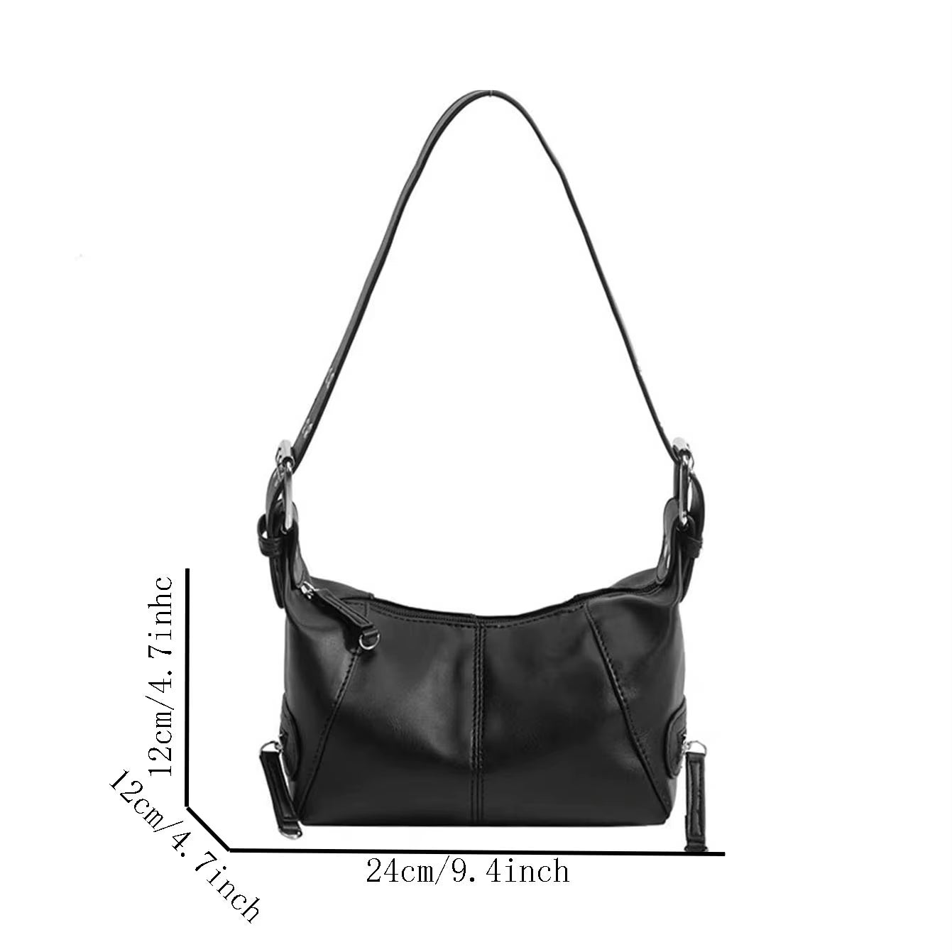 Y2K Style Shoulder Bag Shoulder Purse for Girls Street Wear for Women Trendy Motorcycle Handbag Minimalist