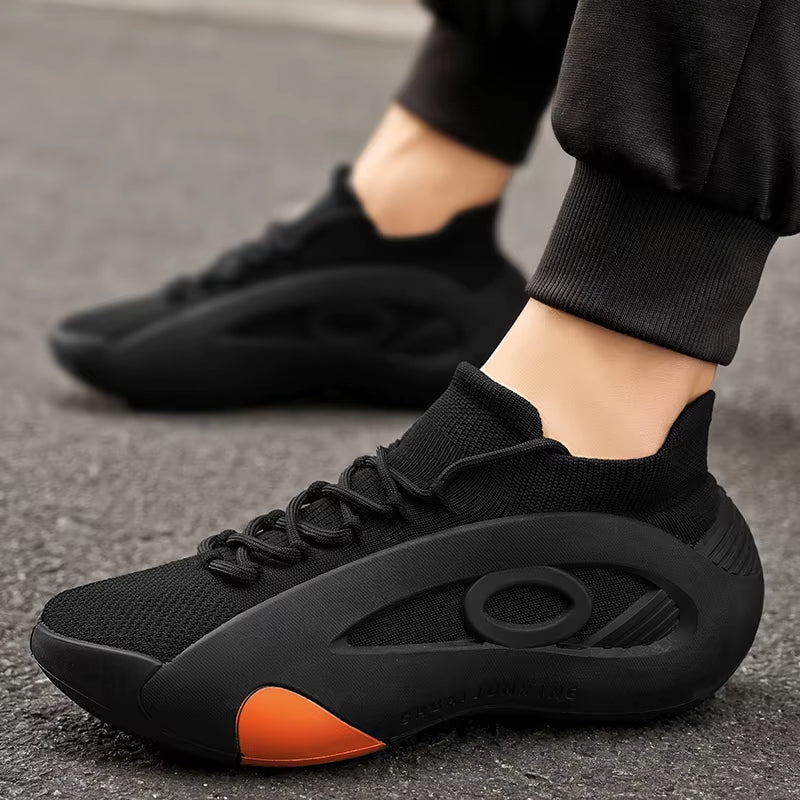 2025 New Men'S Basketball Shoes Are Wear-Resistant, Anti-Slip, Casual Sports Shoes, Lightweight and Breathable Mesh Shoes