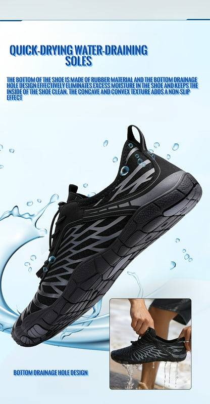 Men's Quick-Dry Barefoot Shoes, Lightweight Non-slip Sport Shoes, Perfect For Hiking, Fitness, And Swimming
