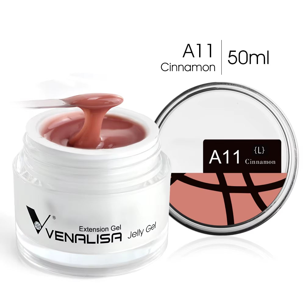 50Ml TPO FREE Rose Pink Jelly Gel Extension Nail Salon Professiona Used Self Leveling Transparent Gel Nail Gel Polish
