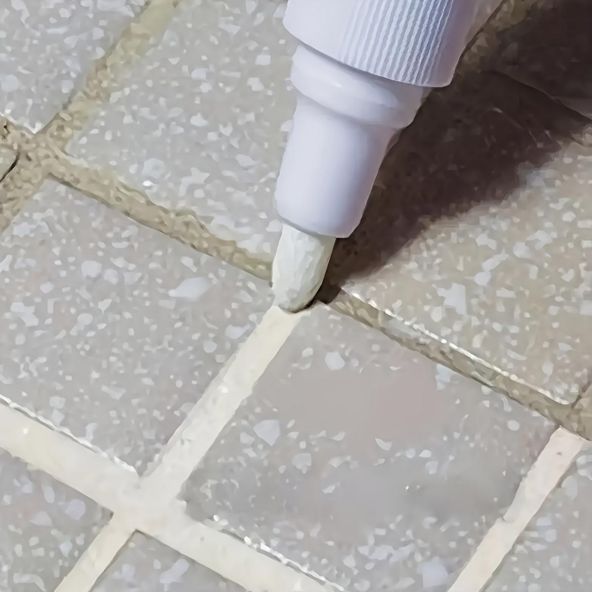 1pc Waterproof Tile Marker Grout Pen Wall Seam Pen For Tiles Floor Bathroom Decontamination Seam Repair Tools, For Hotel Beauty World Shop