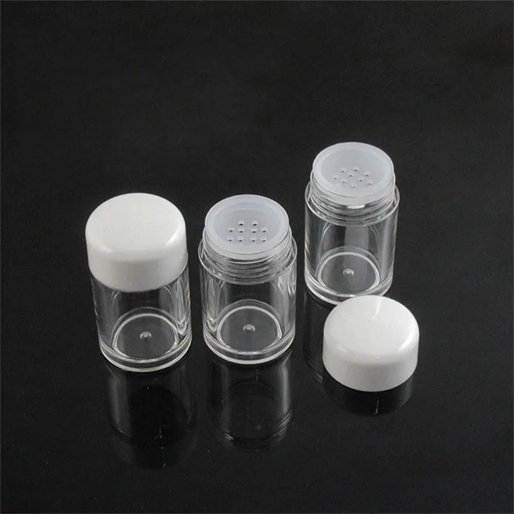 10Ml Empty Refillable Cosmetic Jar Pot Loose Face Powder Sieve Powder Box Empty Cosmetic Container Travel Wholesale Dropshipping