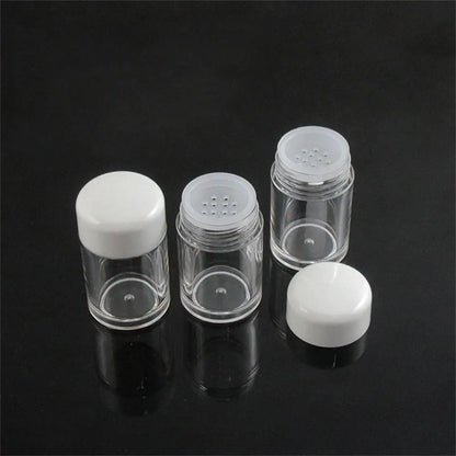 10Ml Empty Refillable Cosmetic Jar Pot Loose Face Powder Sieve Powder Box Empty Cosmetic Container Travel Wholesale Dropshipping