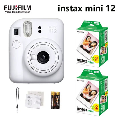 Genuine Fuji Instax Mini 12/SE Camera New  Instax Camera Comes with Camera Bag Set with Optional Film Photo Paper