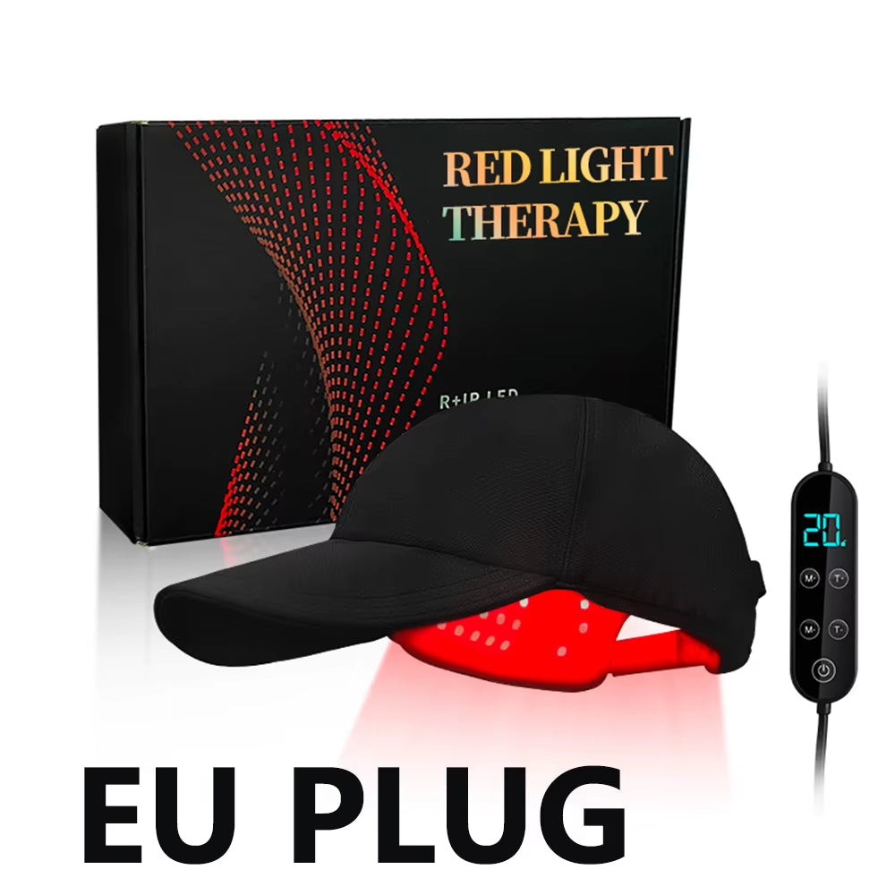 Red Light Therapy Device Hat near Infrared 180LED Treatment Helmet for Hair Growth Cap Prevant Loss Head Relaxation Relief Scalp