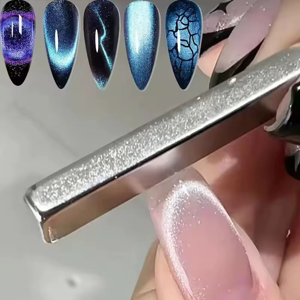 1Pcs/2Pcs Nail Art Magnetic Pen 3D Cat Eye Painting Nails Art Design Dual-Ended Magnet Wand Gel Polish Magic for Manicure
