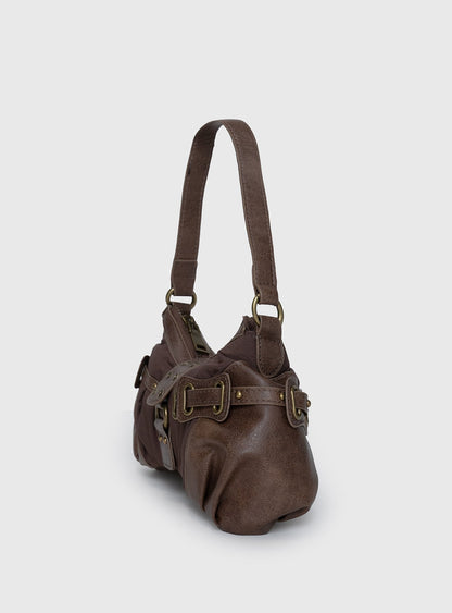 Doyers Street Shoulder Bag Brown Princess Polly Lower Impact