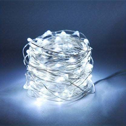 1pc String Lights for Bedroom, Party, Wedding, Christmas Halloween Decoration, 50/100LED Beauty Fashion