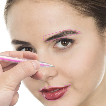 1 Pc Microblading Permanent Makeup Mapping Skin Marker Pen Lips Eyebrows Tattoo Positioning Marking Aid Tools
