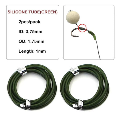 30Pcs Carp Fishing Hook Kickers D Rig Kicker Aligners Hooks Sleeves Rigs All Colors Accessories End Terminal Tackle