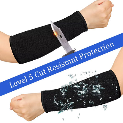 1Pair Arm Protectors Guard Sleeves Safety Protective for Thin Skin and Bruising Cut Resistant Forearm for Men Women