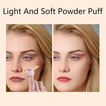 12Pcs Makeup Sponge Velvet Triangle Powder Puff Face Finger Puffs Mini Beauty Egg Liquid Foundation Tools Make up Accessories