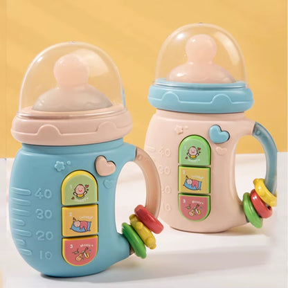 Baby Pacifier Rattle Toys Educational Early Education with Lights and Music to Soothe Baby Emotions Toys Newborn Rattle Shaker T