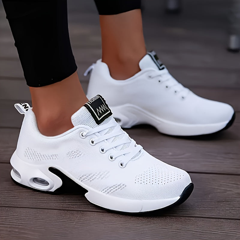 Lightweight Stylish Sneakers - Airy Mesh Comfort, Vibrant Monochrome - Ideal for Casual Sport & Outdoor Activities Beauty World Shop