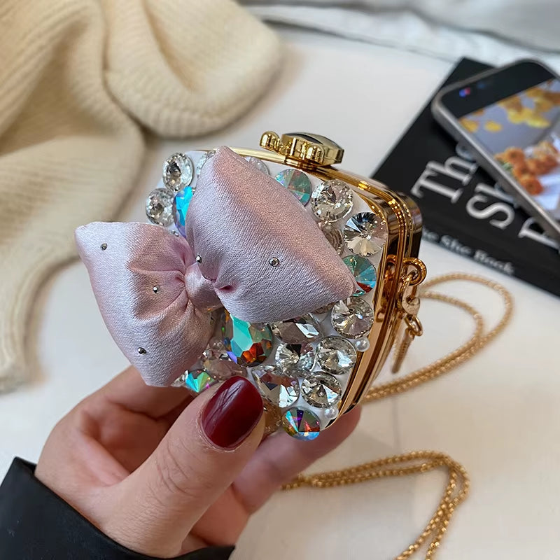 Fashion Mini Bags for Women Luxury Designer Evening Bag Female Wedding Party Bag Ladeis Chains Crossbody Bags Small Shoulder Sac