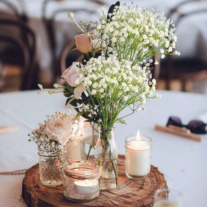 5/12PCS Artificial Plastic Babysbreath Flowers Fake Plants Wedding Room Home Party Gifts Handheld Arrangement Valentine'S Day