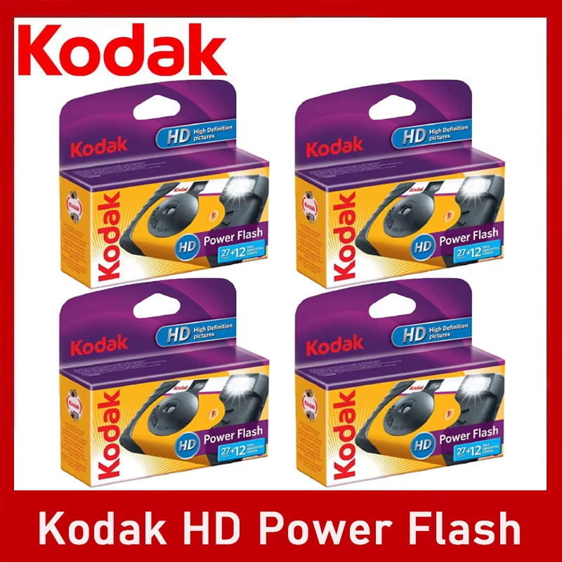 Original 1-5 Pcs  HD Power Flash 39 Photos  Film Camera ISO 800 One Time Disposable Film Camera Point and Shoot Camera