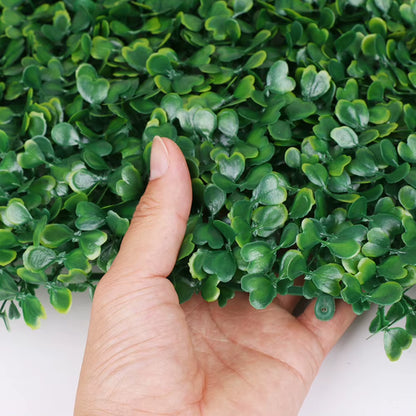 40X60Cm Artificial Plant Walls Foliage Hedge Grass Mat Greenery Panels Fence Home Decor Fake Plants Garden Simulated Lawn