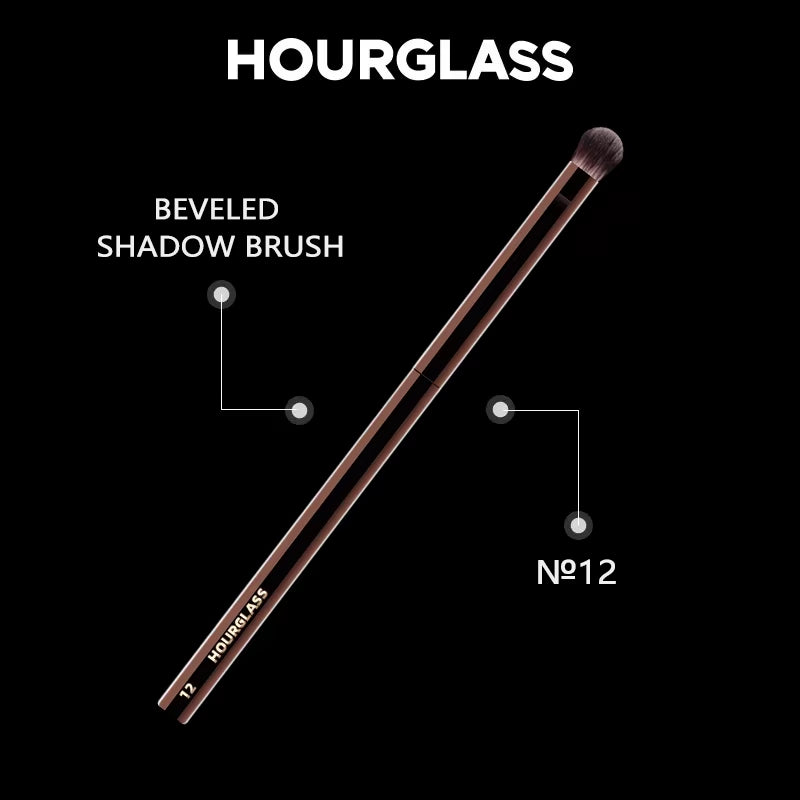 Makeup Brush- No.12 Beveled Shadow Brush Soft and Skin-Friendly Fiber Hair Fashion Design Single Eye Brush