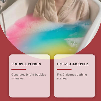 Christmas Bath Bomb Deep Cleansing Remove Dirt Sweat Odor Reduce Grease Lasting Fragrance Essential Oil Bath Balls with Surprise