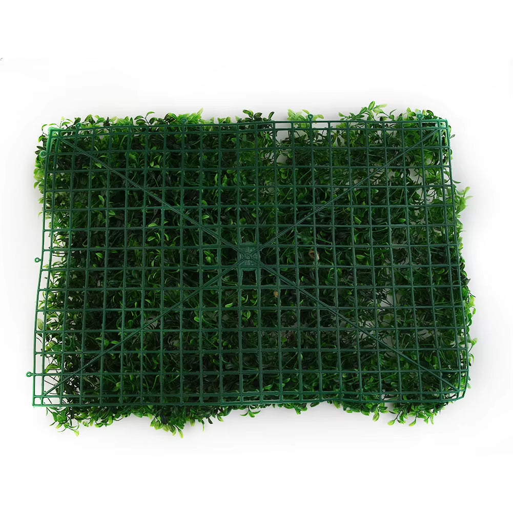 1X 40X60Cm Artificial Green Grass Square Plastic Lawn Plant Living Room Background Artificial Lawn Decoration Home Wall Decor