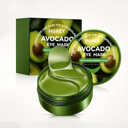 60pcs Avocado And Collagen Eye Mask, Hydrates And Moisturizes The Eye Area, Refines And Firms The Eye Area, Gives The Eye Area a Radiant Glow, Say Goodbye to Dryness And Dullness, Eye Care, Collagen Eye Mask, Moisturizing Eye Beauty World Shop