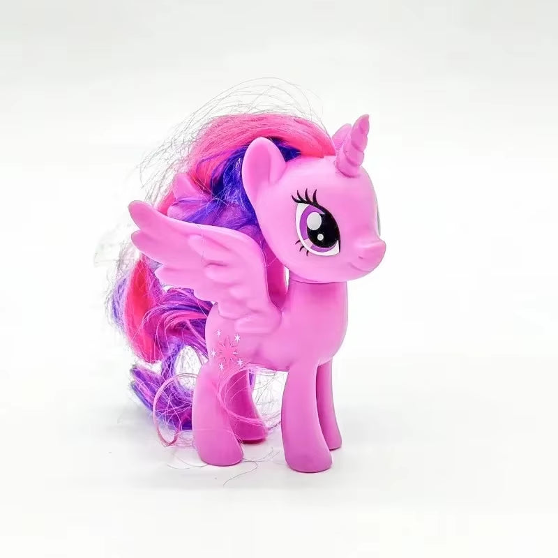 My Little Pony Twilight Sparkle Anime Cartoon Cute Doll Toy Action Figures Model Collection Ornaments Kids Birthday Gift