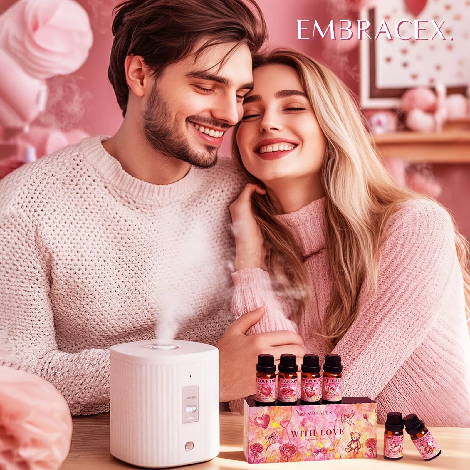 10Ml Forever Yours Essential Oil Premium Valentine Gift Essential Oil - Spiced Romance Scent for Special Someone Long Lasting