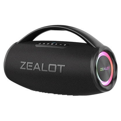 -S97 80W Bluetooth Speaker Powerful Wireless Speaker with Portable Handle, for Party, Camping,Rgb Colorful Light