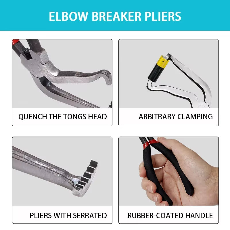 Car Bolt Cutters Electrical Connector Fuel Pipe Electrical Disconnect Removal Pliers 65 Degree Multipurpose Repair Tool