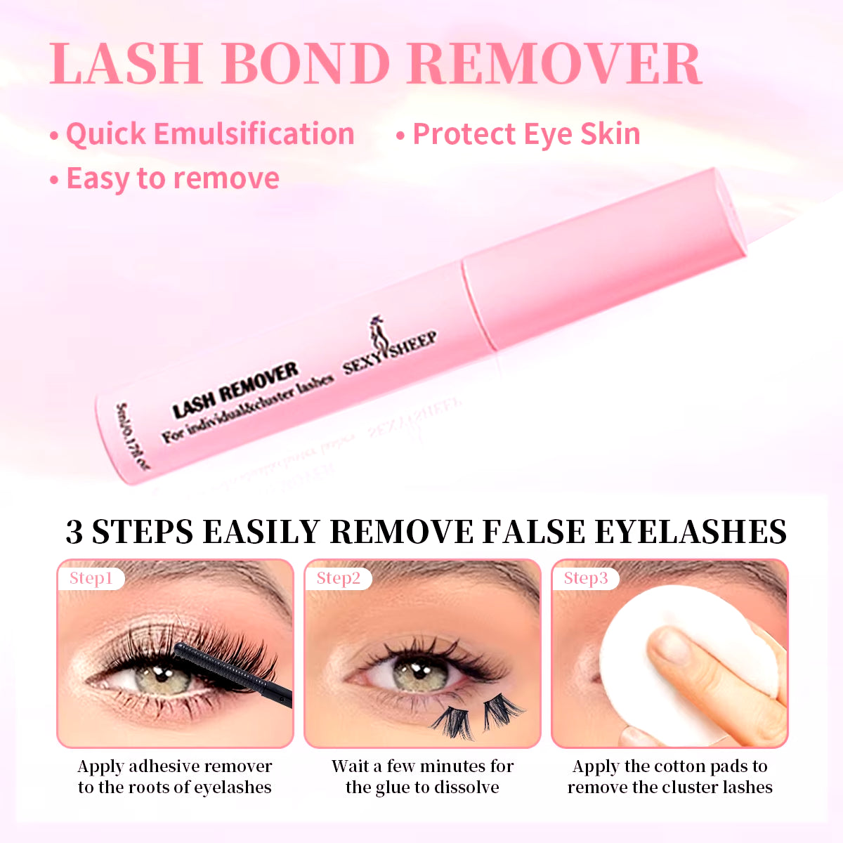 DIY Lash Extension Kit 480Pcs Individual Lashes Cluster Mix 40D 60D 60D 80D with Lash Bond and Seal and Remover,Tweezers