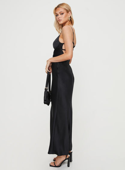 Ravia Maxi Dress Black Princess Polly