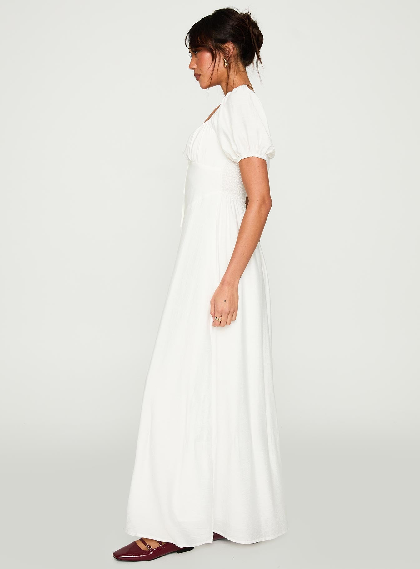 Summer Song Maxi Dress White Princess Polly