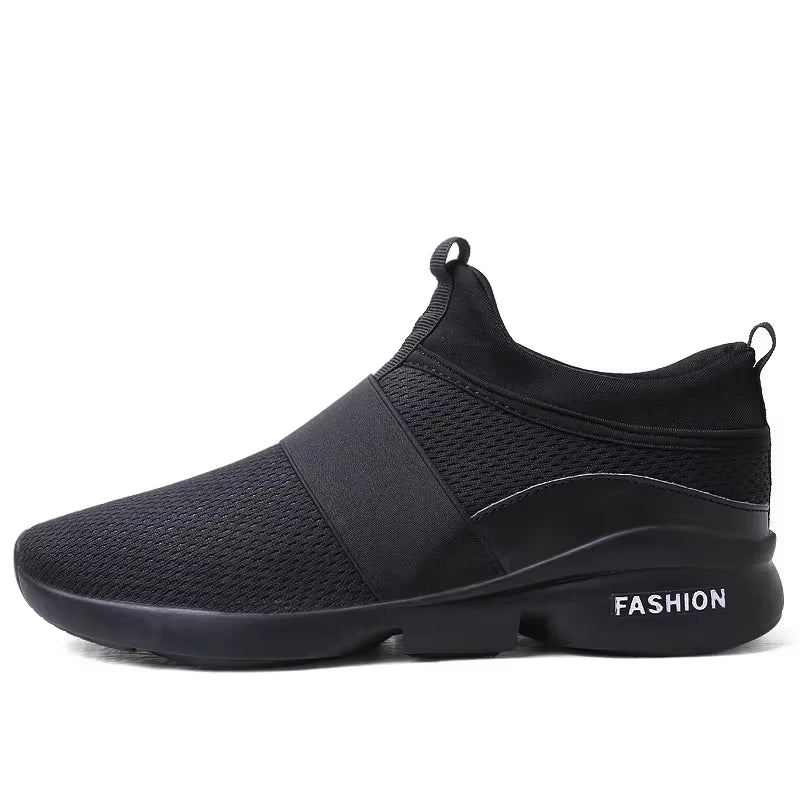 2024 Men Casual Shoes Sneakers Fashion Loafers Comfortable Mesh Mens Shoes Footwear Lightweight Walking Shoes White Size 46