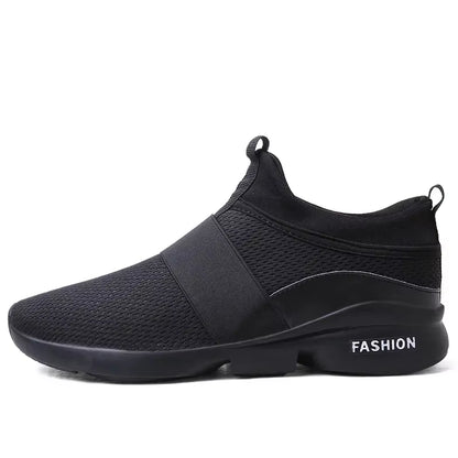 2024 Men Casual Shoes Sneakers Fashion Loafers Comfortable Mesh Mens Shoes Footwear Lightweight Walking Shoes White Size 46