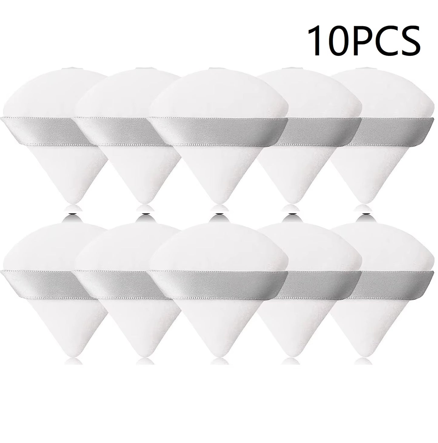 10PCS Puff Triangle Makeup Beauty Sponge Puff Triangle for Powder Makeup Blender Finger Puff Make up Accessories Cosmetics PF03