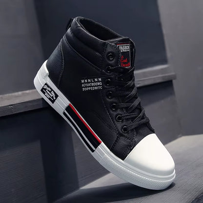 2025 New Breathable Soft Sole Men'S Casual Sports Shoes Korean Fashion Student Jogging Shoes Youth Board Shoes