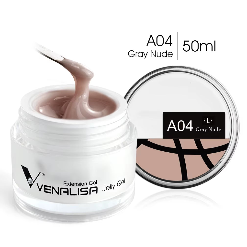 50Ml TPO FREE Rose Pink Jelly Gel Extension Nail Salon Professiona Used Self Leveling Transparent Gel Nail Gel Polish