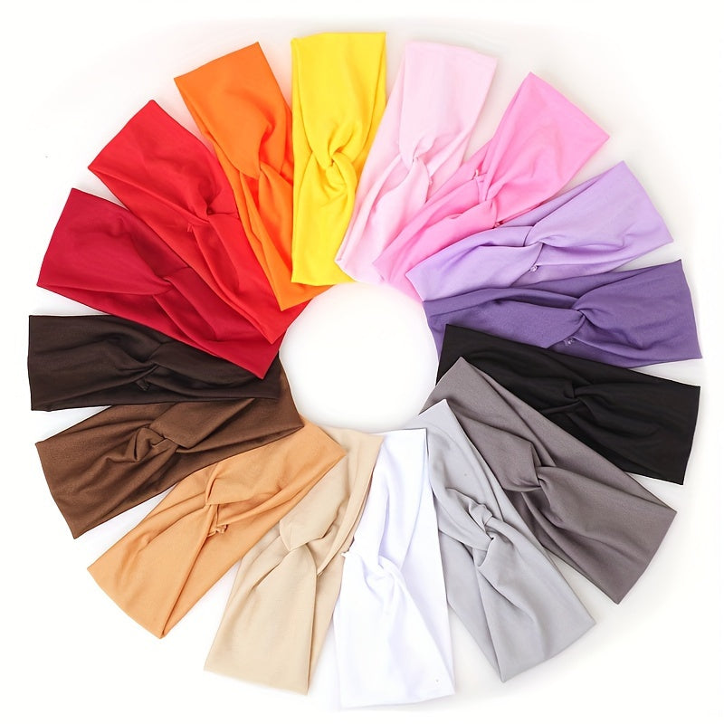 [Elastic Hair Band] 1pc Elastic Sweat Absorbent Hair Band for Yoga Gym Sport