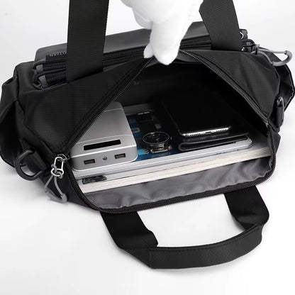 New Men'S Shoulder Bag High Quality Boys Crossbody Bag Man Messenger Bag Nylon Male Business Bolsas, Large and Small