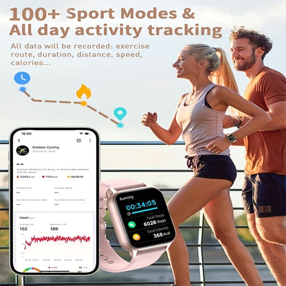 2025 New Smart Watch Men Full Touch Screen Sport Fitness Watch IP67 Waterproof Wireless Call Smartwatch Men+box for Android iPhone Beauty World Shop