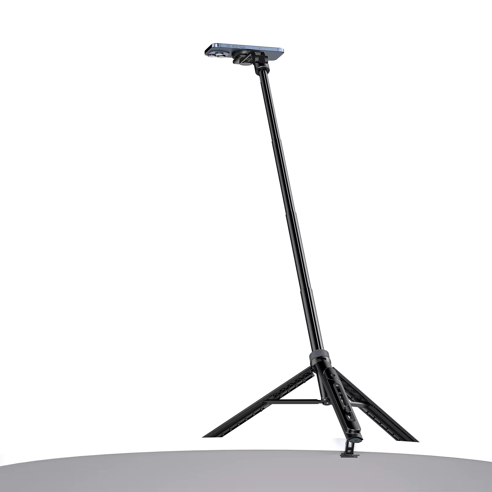 TT88 Overhead Selfie Stick 1.44M with Magsafe Clamp Photograph Tripod for Phone Livestreaming Vlog with Remote Control